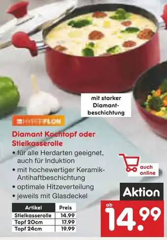 Netto Marken-Discount Diamant kochtopf Angebot