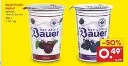 Netto Marken-Discount Bauer fruchtjoghurt Angebot