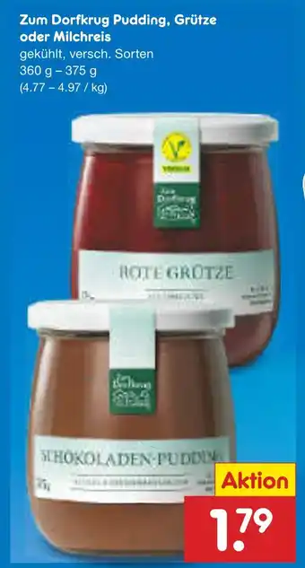 Netto Marken-Discount Zum dorfkrug pudding Angebot