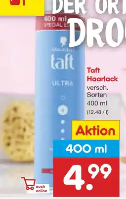 Netto Marken-Discount Taft haarlack Angebot