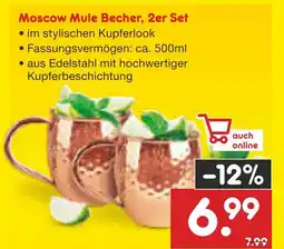 Netto Marken-Discount Moscow mule becher, 2er set Angebot