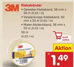 Netto Marken-Discount 3m gewebe-klebeband Angebot