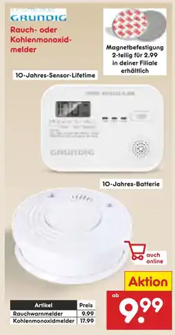 Netto Marken-Discount Grundig rauchwarnmelder Angebot