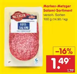 Netto Marken-Discount Marken-metzger salami-sortiment Angebot