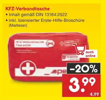 Netto Marken-Discount Kfz-verbandtasche Angebot