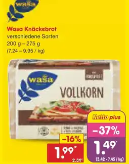 Netto Marken-Discount Wasa knäckebrot Angebot