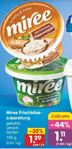 Netto Marken-Discount Miree frischkäsezubereitung Angebot