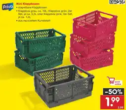 Netto Marken-Discount Priva mini klappboxen Angebot