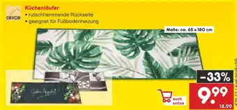 Netto Marken-Discount Dekor küchenläufer Angebot