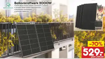 Netto Marken-Discount Solarway balkonkraftwerk 2000w Angebot