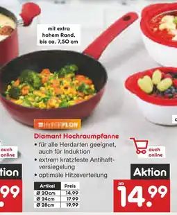 Netto Marken-Discount Diamant hochraumpfanne ø20cm Angebot
