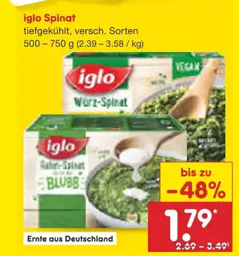 Netto Marken-Discount Iglo spinat Angebot