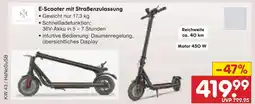 Netto Marken-Discount Kesser e-scooter mit straßenzulassung Angebot