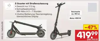 Netto Marken-Discount Kesser e-scooter mit straßenzulassung Angebot