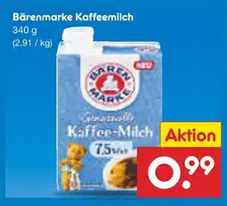 Netto Marken-Discount Bärenmarke kaffeemilch Angebot