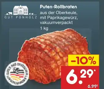 Netto Marken-Discount Gut ponholz puten-rollbraten Angebot