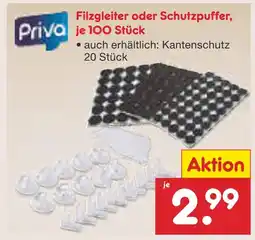 Netto Marken-Discount Priva filzgleiter Angebot