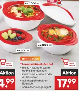 Netto Marken-Discount Hottplom thermoschüssel, 3er set Angebot