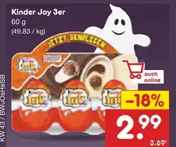 Netto Marken-Discount Kinder joy 3er Angebot