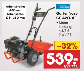 Netto Marken-Discount Gartenfräse gf 420-4.1 Angebot