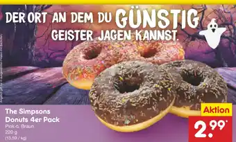 Netto Marken-Discount The simpsons donuts 4er pack Angebot