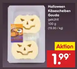 Netto Marken-Discount Halloween käsescheiben gouda Angebot