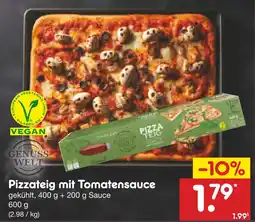 Netto Marken-Discount Pizzateig mit tomatensauce Angebot