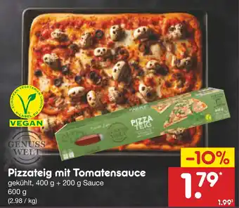 Netto Marken-Discount Pizzateig mit tomatensauce Angebot