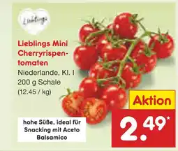 Netto Marken-Discount Lieblings mini cherryrispentomaten Angebot