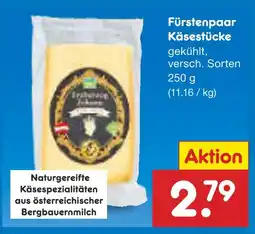 Netto Marken-Discount Fürstenpaar käsestücke Angebot