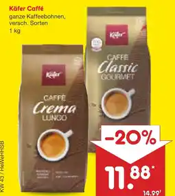Netto Marken-Discount Käfer caffé caffé crema lungo Angebot