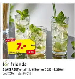 Höffner For friends gläser-set Angebot