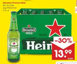 Netto Marken-Discount Heineken premium beer Angebot