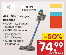 Netto Marken-Discount Kesser akku staubsauger, kabellos Angebot