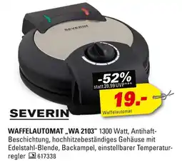 Höffner Severin waffelautomat „wa 2103“ Angebot