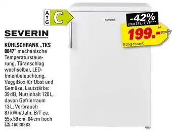 Höffner Severin kühlschrank „tks 8847“ Angebot
