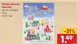 Netto Marken-Discount Windel adventskalender Angebot