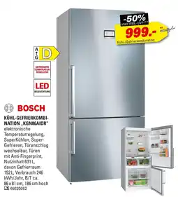 Höffner Bosch kühl-gefrierkombination „kgn86aidr“ Angebot