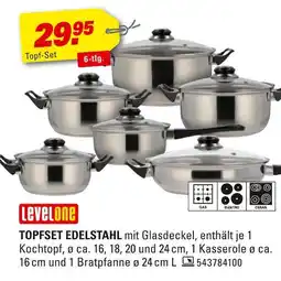 Höffner Levelone topfset edelstahl Angebot