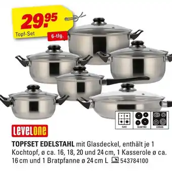 Höffner Levelone topfset edelstahl Angebot