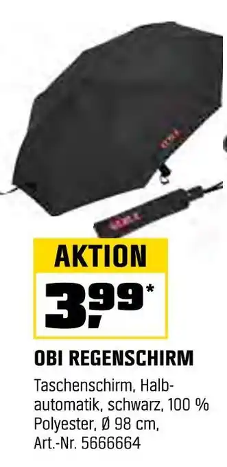 OBI Obi regenschirm Angebot