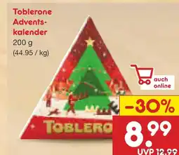 Netto Marken-Discount Toblerone adventskalender Angebot