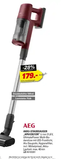 Höffner Aeg akku-staubsauger ap61cb21dr Angebot