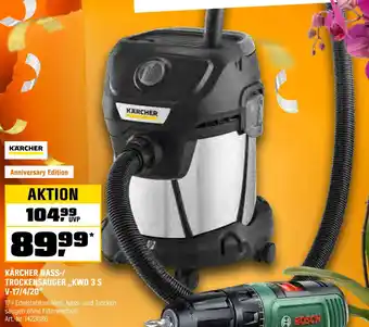 OBI Kärcher nass-/trockensauger kwd 3 s v-17/4/20 anniversary edition Angebot