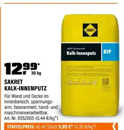 OBI Sakret kalk-innenputz Angebot