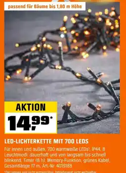 OBI Led-lichterkette mit 700 leds Angebot