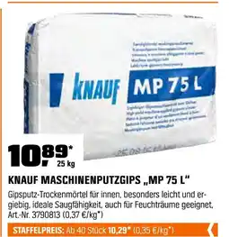 OBI Knauf maschinenputzgips mp 75 l Angebot