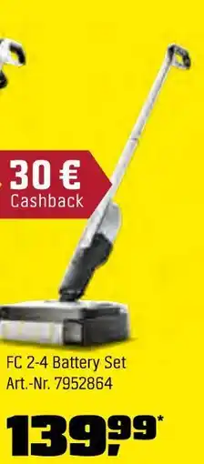 OBI Kärcher hartbodenreiniger fc 2-4 battery set Angebot