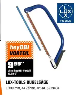 OBI Lux tools bügelsäge Angebot