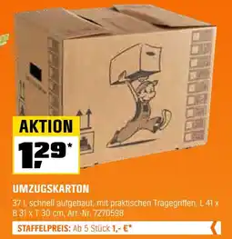 OBI Umzugskarton Angebot